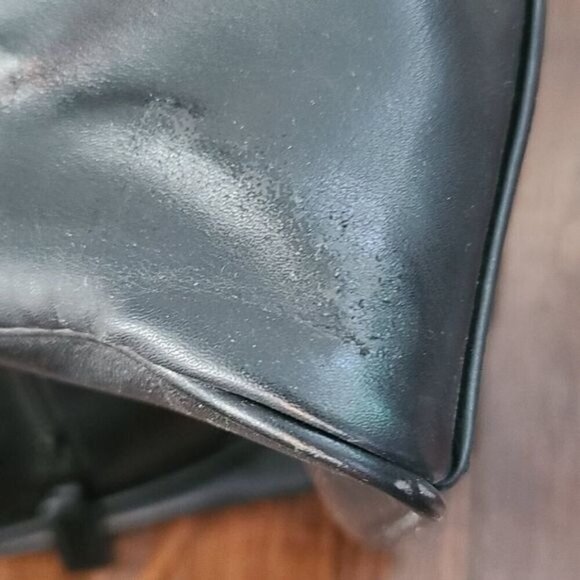 Renzo Rosati Italy Black Vegan Leather Handbag - Picture 13 of 15